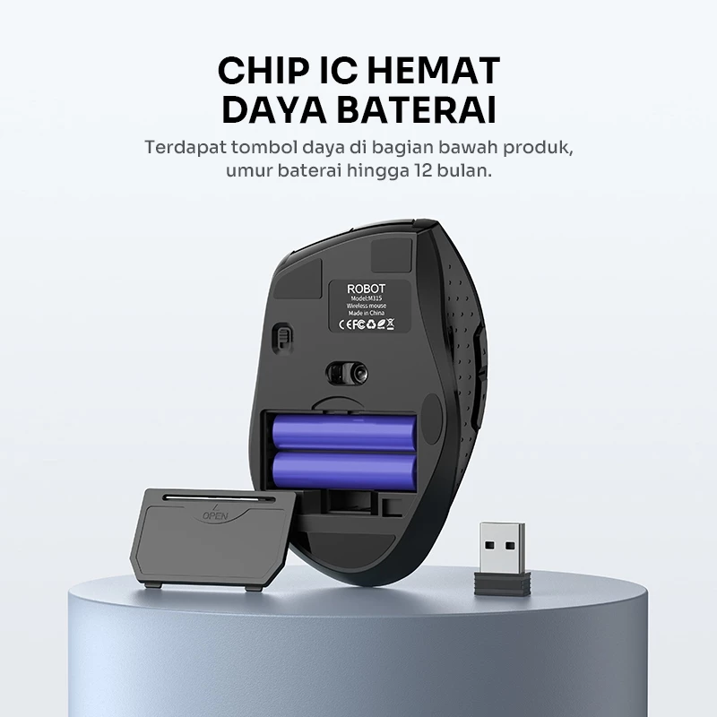 Mouse Wireless 2400 DPI