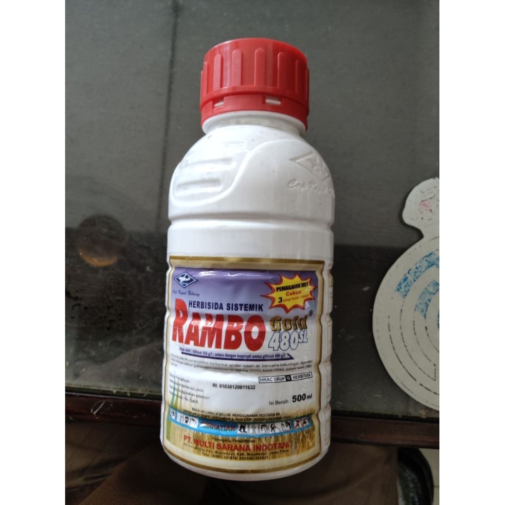 Jual Obat Rumput Membasmi Sampai Akar | Herbisida Sistemik RAMBO GOLD ...
