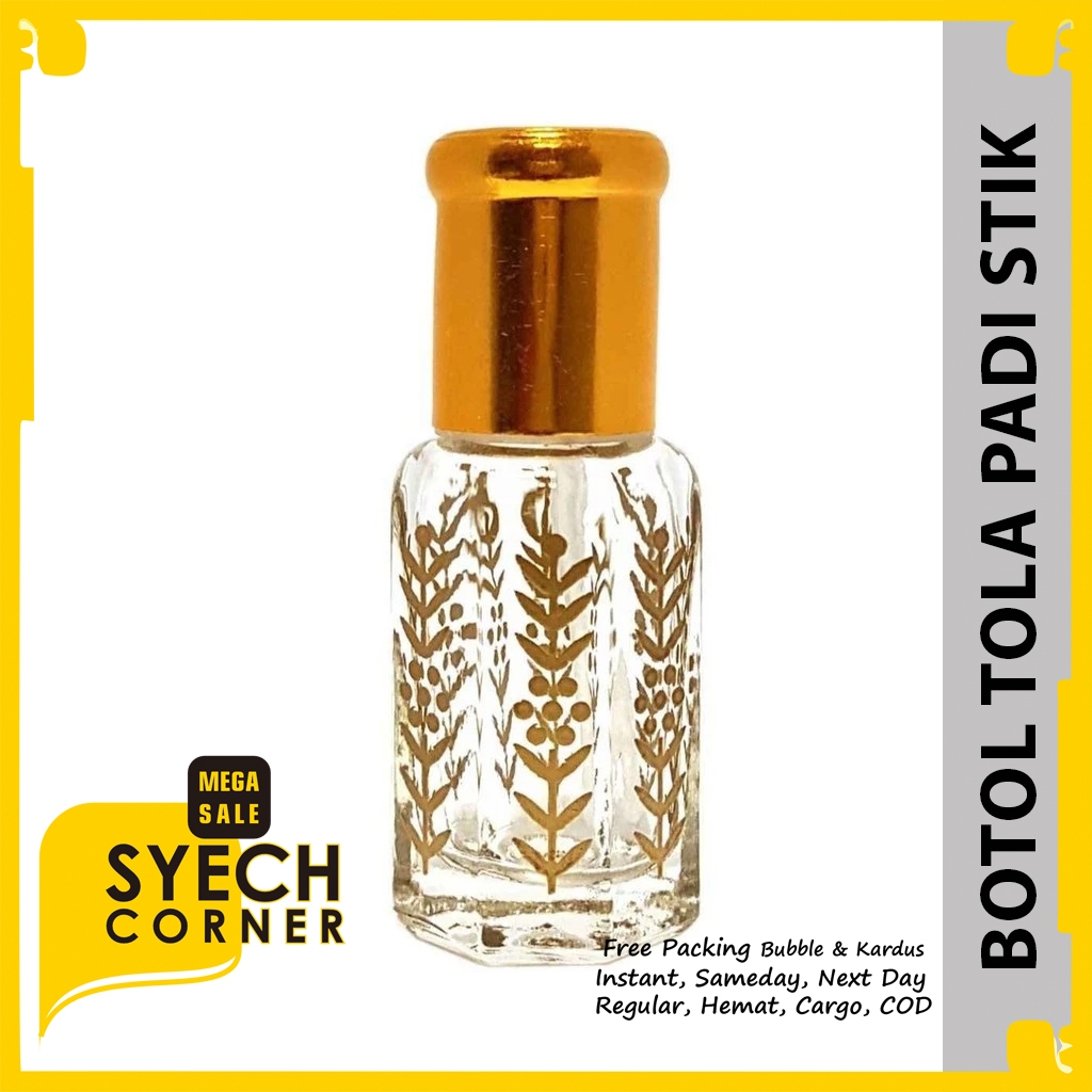 Jual Botol TOLA SURRATI (3ml/6ml/12ml) Motif Padi Stick | Shopee Indonesia