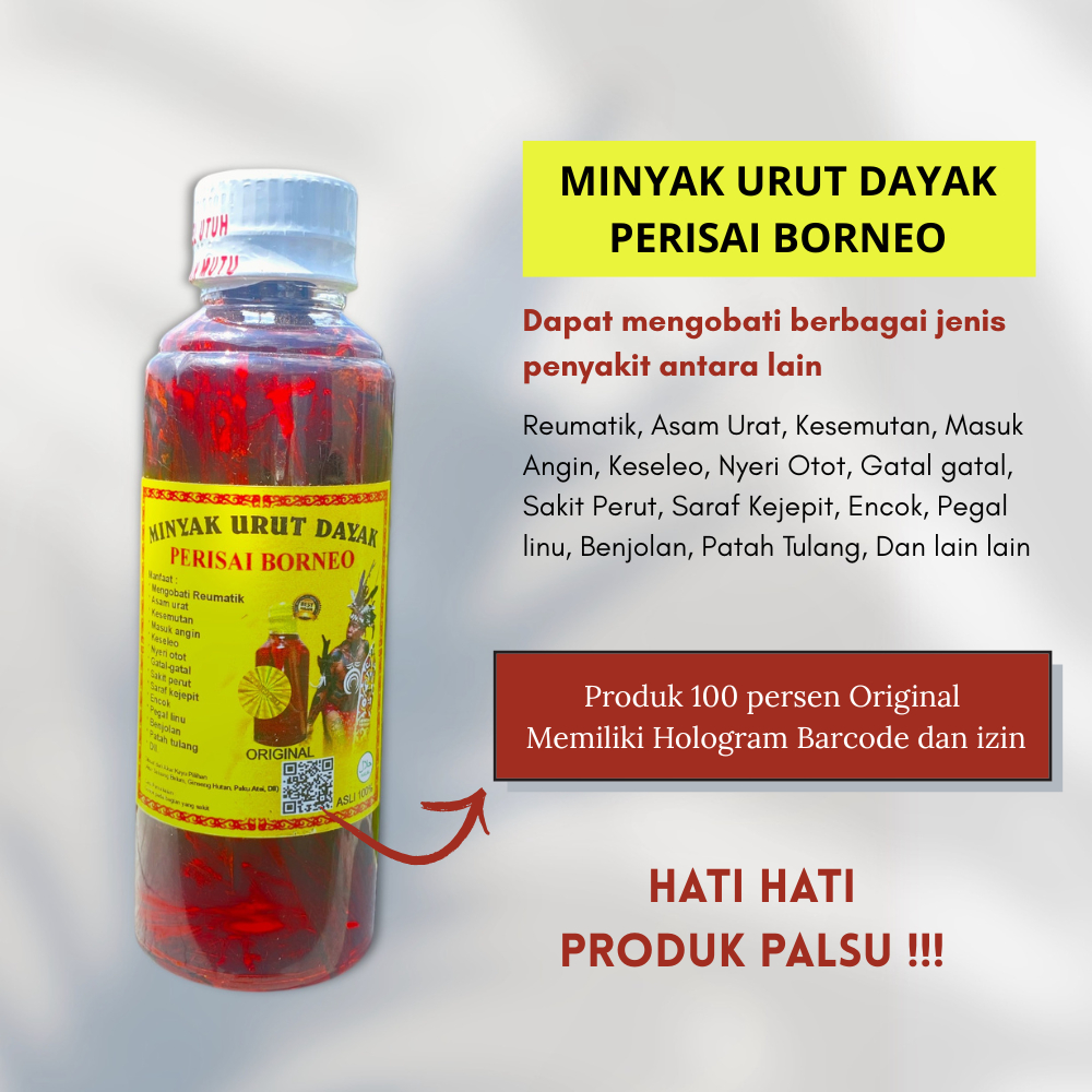 Jual 2 Botol Minyak dayak kalimantan minyak urut prisai dayak 250ml 100 ...