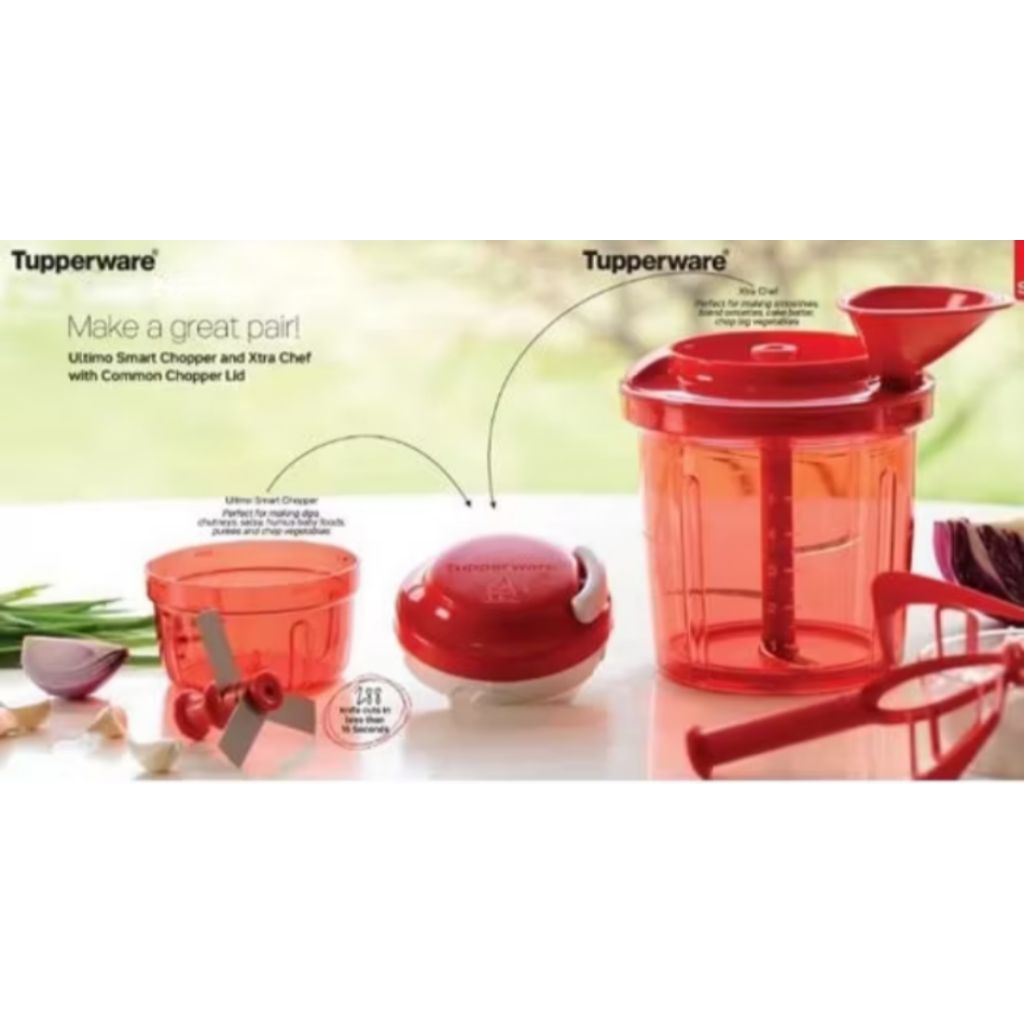 Jual TUPPERWARE TURBO CHOPPER dan Tupperware EXTRACHEF| Tupperware ...