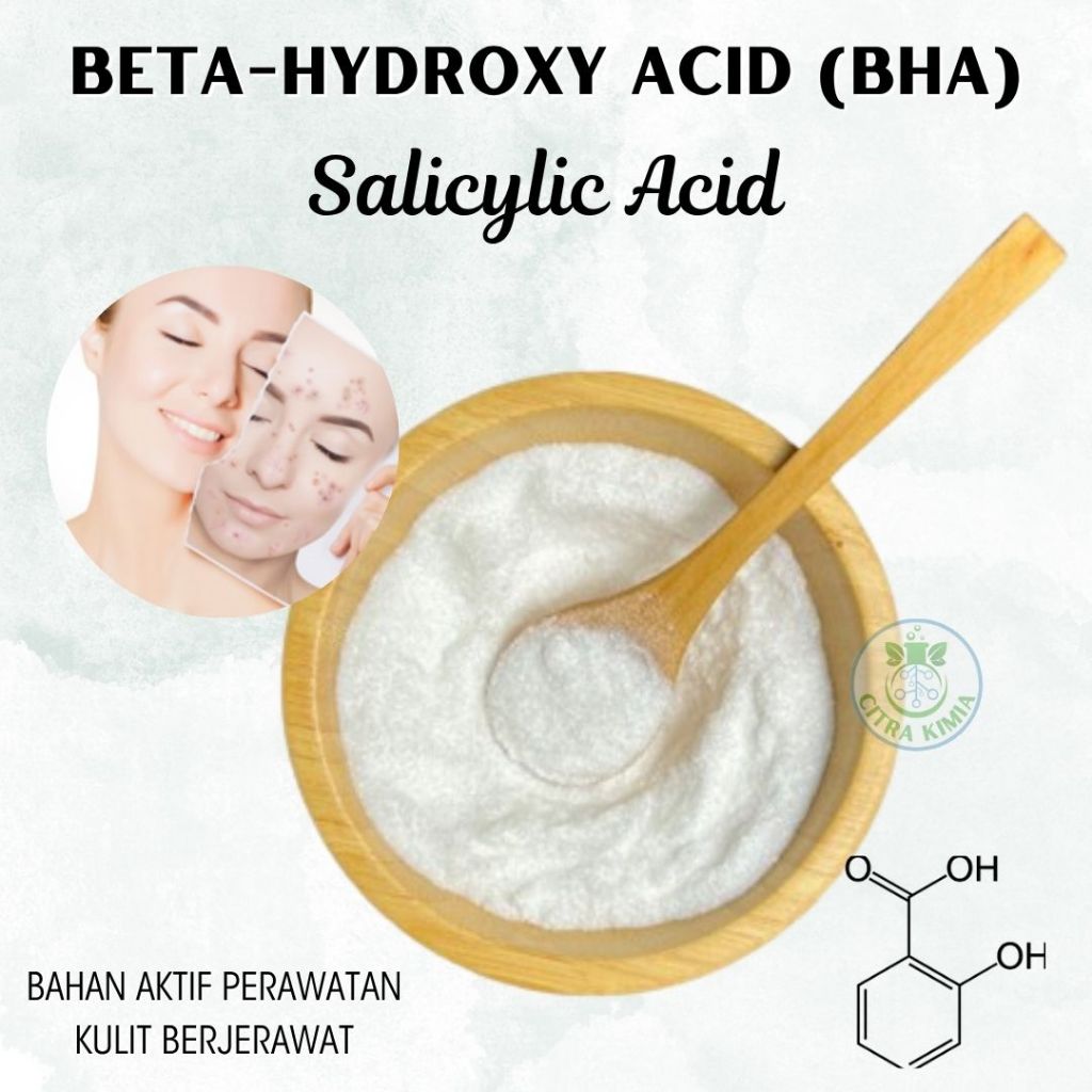 Jual Beta-Hydroxy Acid (BHA) Salicylic Acid 100gr - Asam Salisilat Anti ...