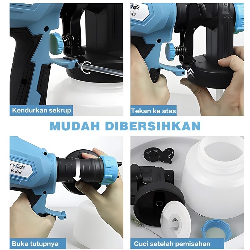 Jual Pistol Semprot Listrik [Motor Tembaga Murni] Mesin Semprot Cat ...
