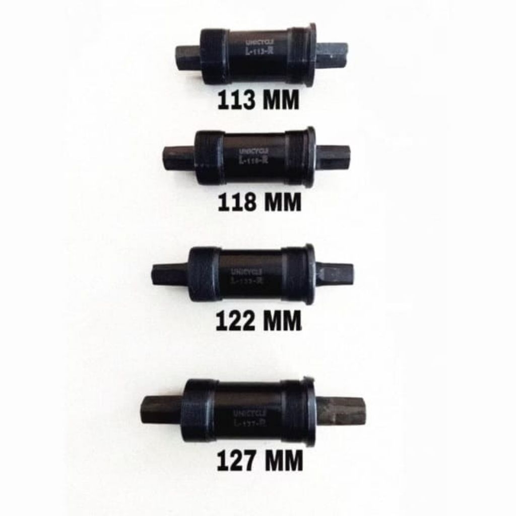 Jual BOTTOM BRACKET BB AXLE KOTAK BEARING SEPEDA 113 118 122 127MM ...