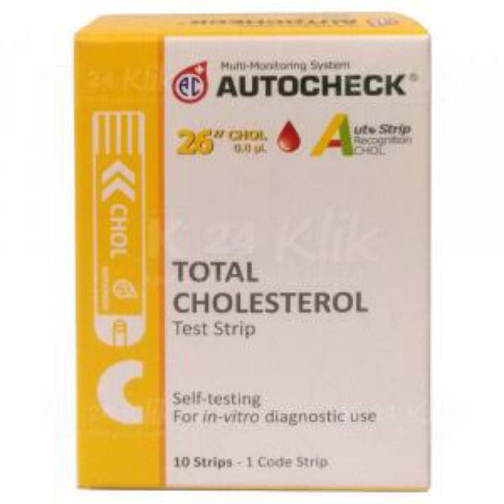 Jual strip autocheck kolestrol isi 10 pcs free packing dus | Shopee ...