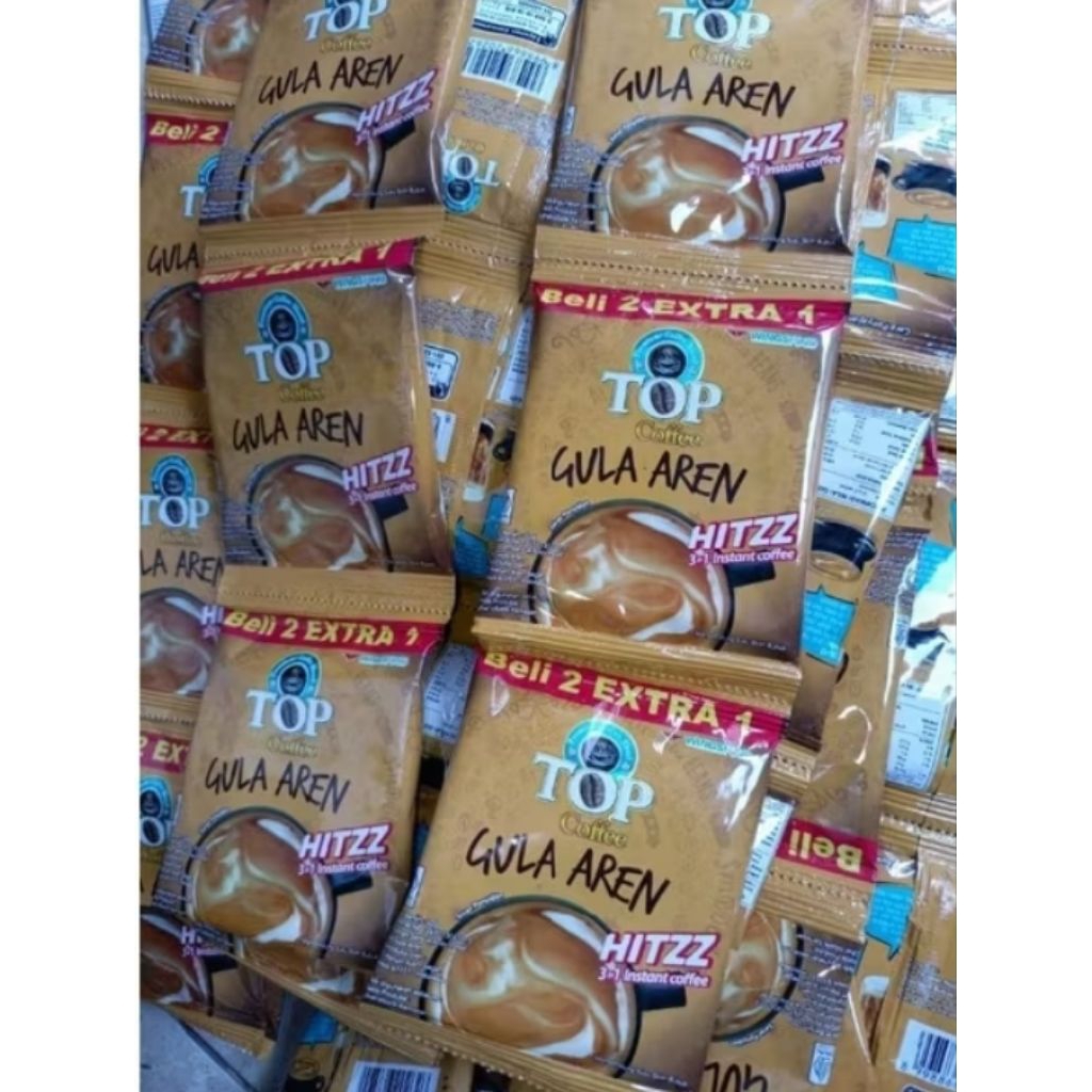 Jual Top Kopi Gula Aren 1 Dus isi 12 Renceng x 15 sachet @22g | Shopee ...