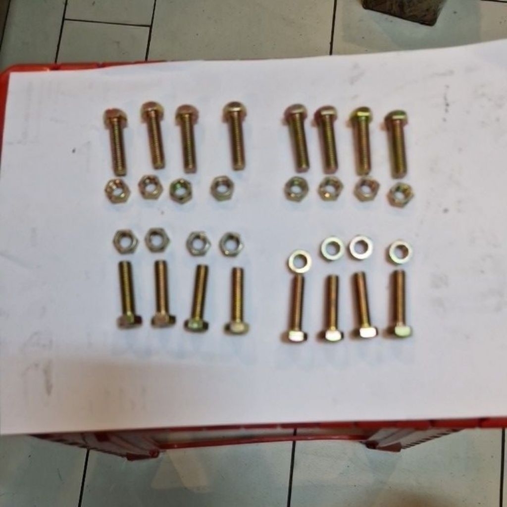 Jual Baut dan Mur untuk Roda PU 3 inch, 4 inch dan 5 inch | Shopee ...