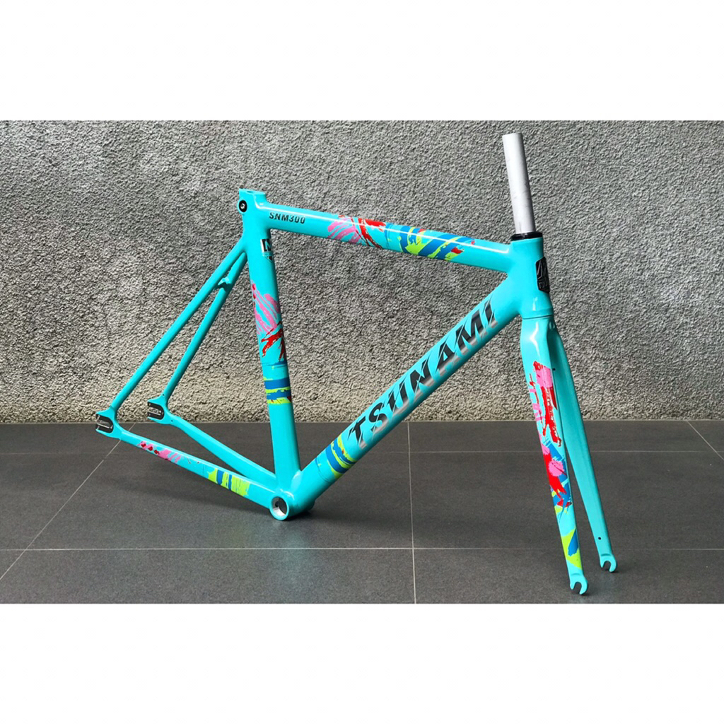Jual Frame tsunami snm300 bianchi | Shopee Indonesia