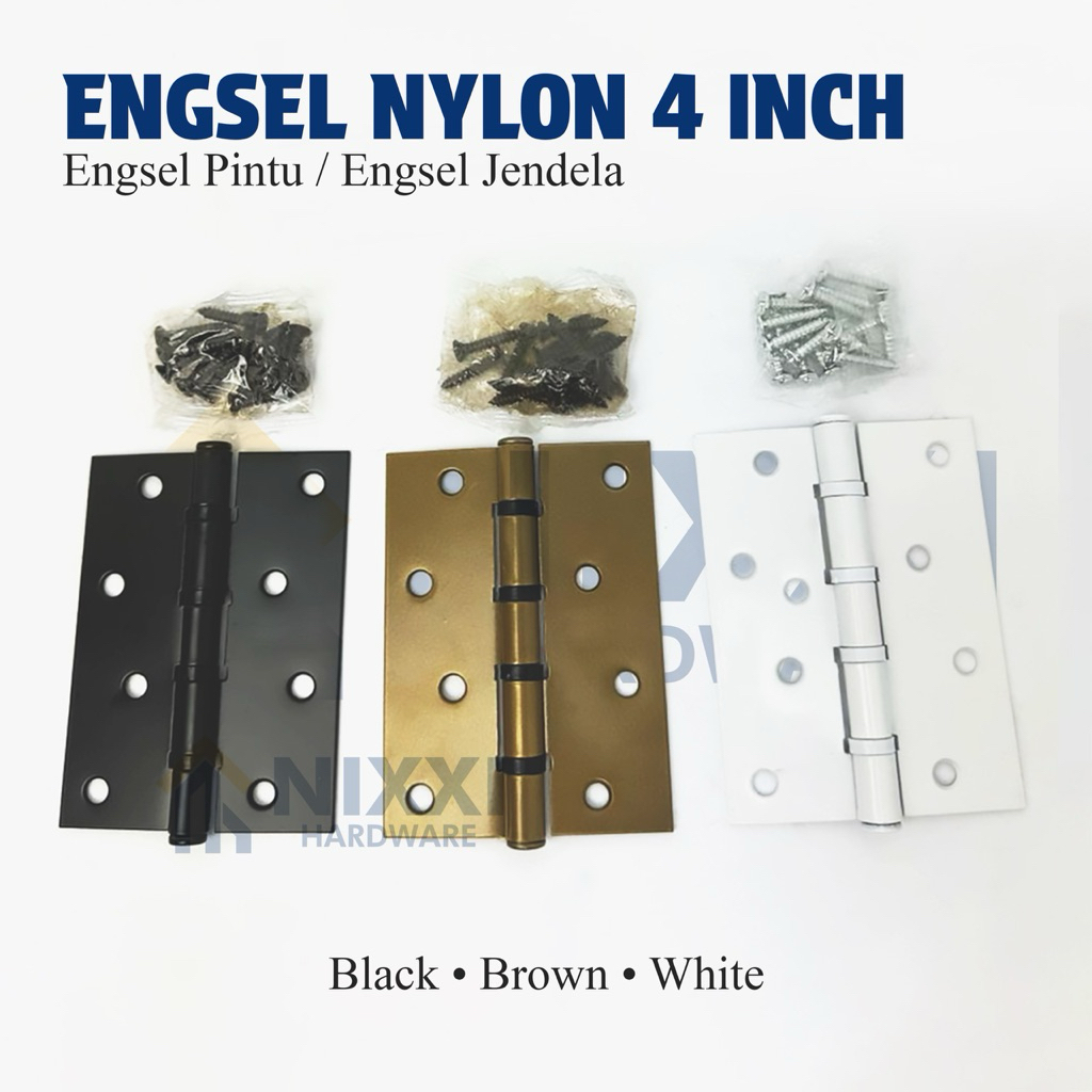 Jual Engsel Nylon 4 Inch / Engsel Pintu / Engsel Jendela | Shopee Indonesia