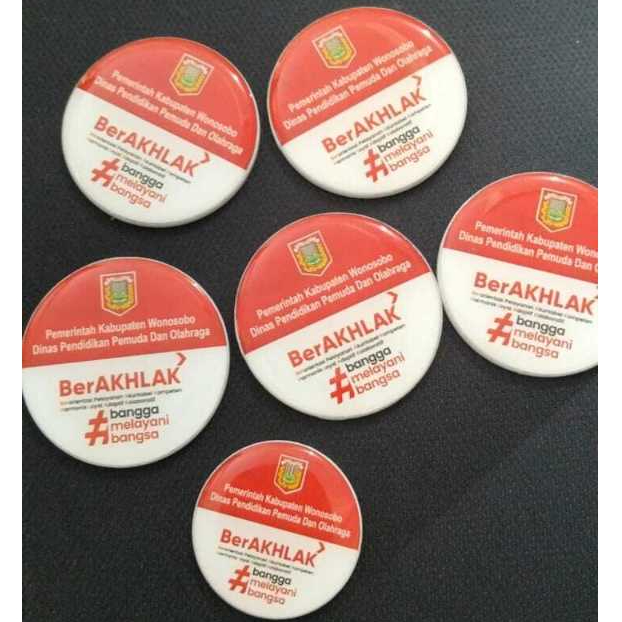 Jual PIN ASN WONOSOBO [PIN RESIN] ASN BERAKHLAK MAGNET PENITI Pin Bros ...