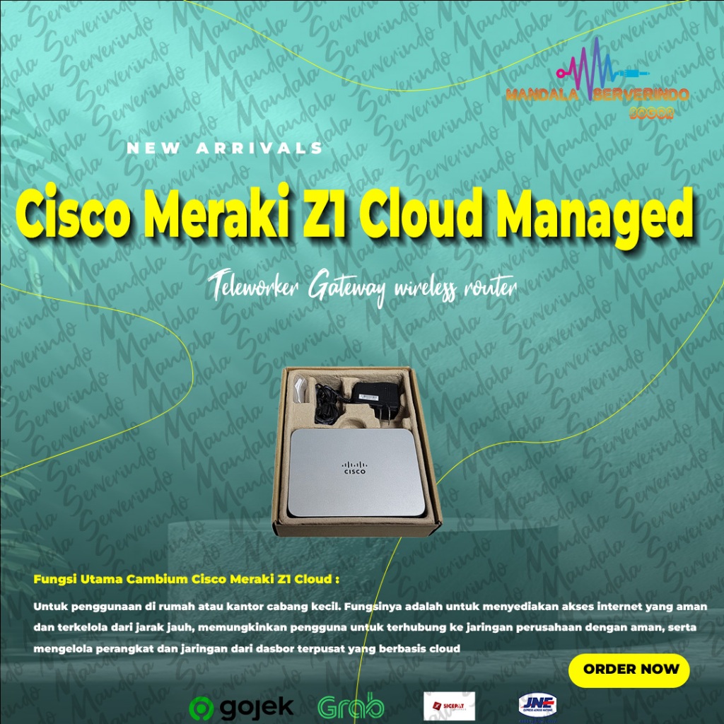 Jual Cisco Meraki Z1 Cloud Managed Teleworker Gateway - wireless router ...