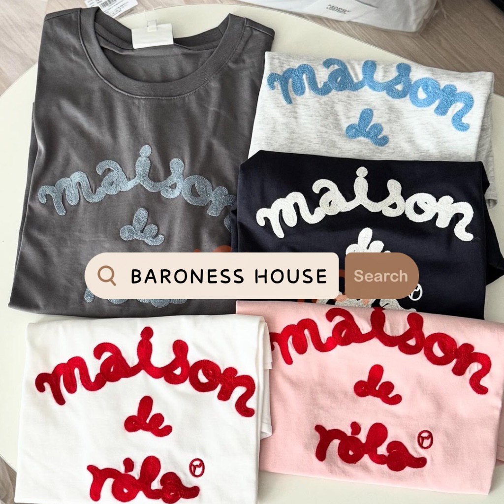 Jual ROLAROLA MAISON DE ROLA EMBROIDERY T-SHIRT | Shopee Indonesia
