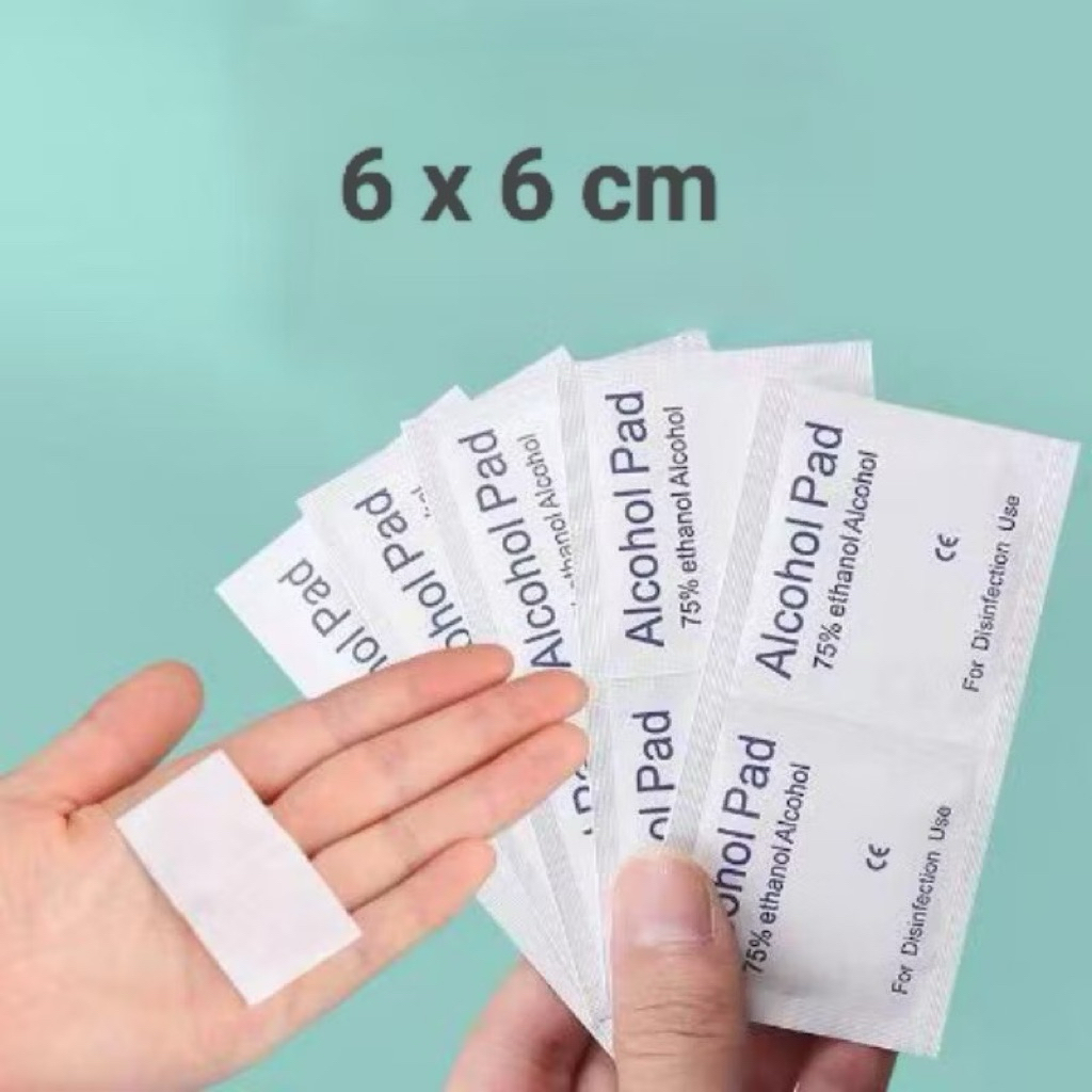 Jual Tissue Nail Preparation Alkoholl Step 1 Pcs Tissue Swap Pad ...