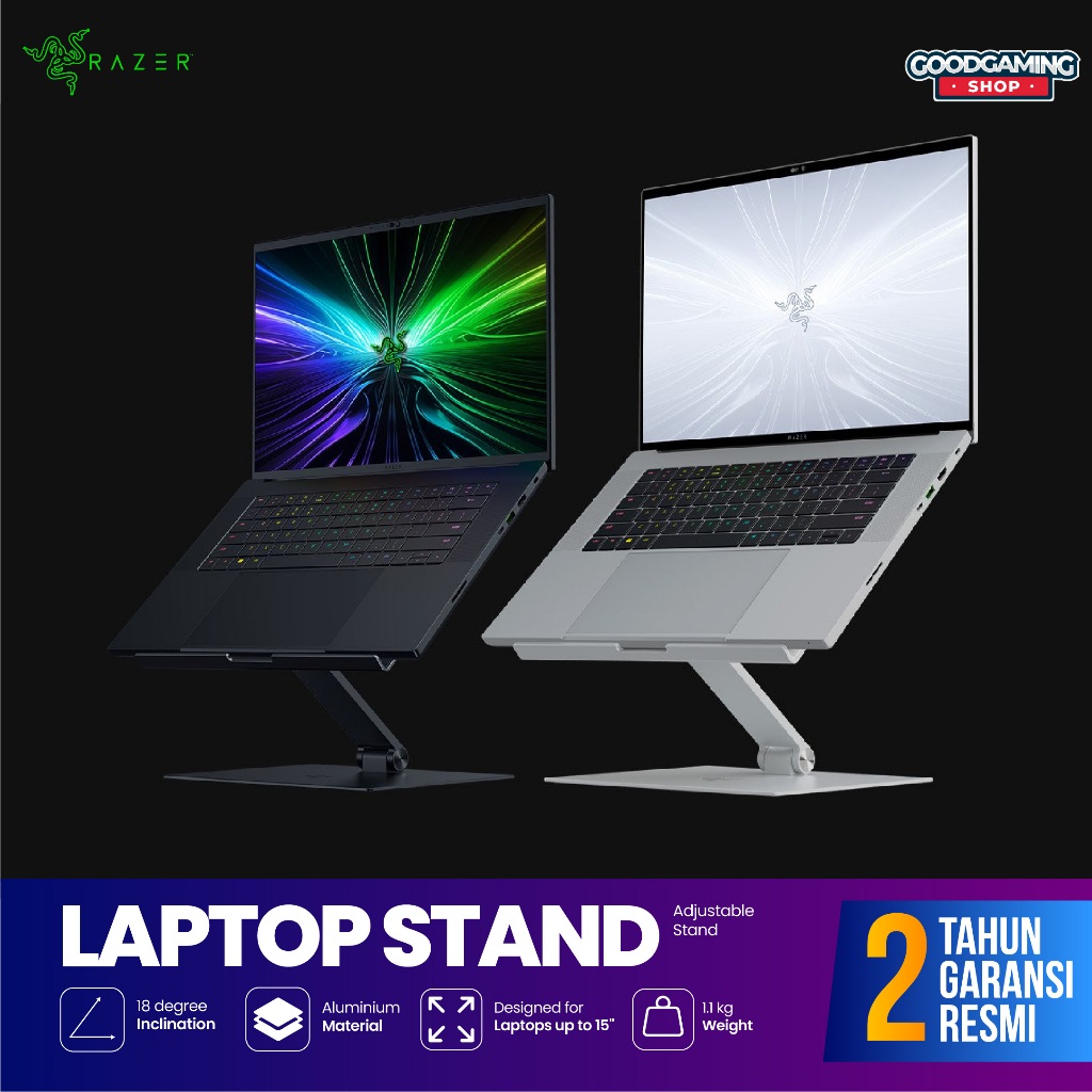 Jual Razer Laptop Stand Ergonomic Design Aluminium Laptop Holder ...