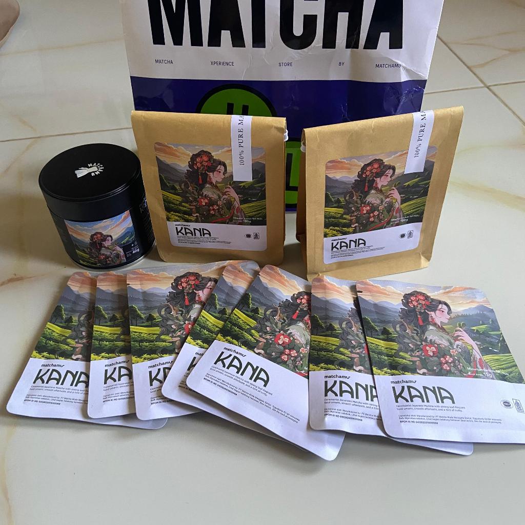 Jual Ready Stock MATCHAMU Matcha Ceremonial Kana Powder 100g | Shopee ...