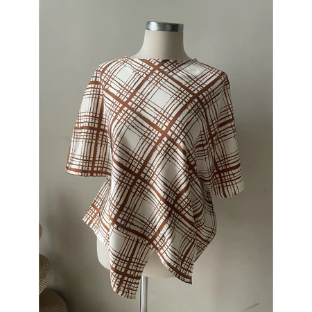 Senja Blouse - Blue Stripes