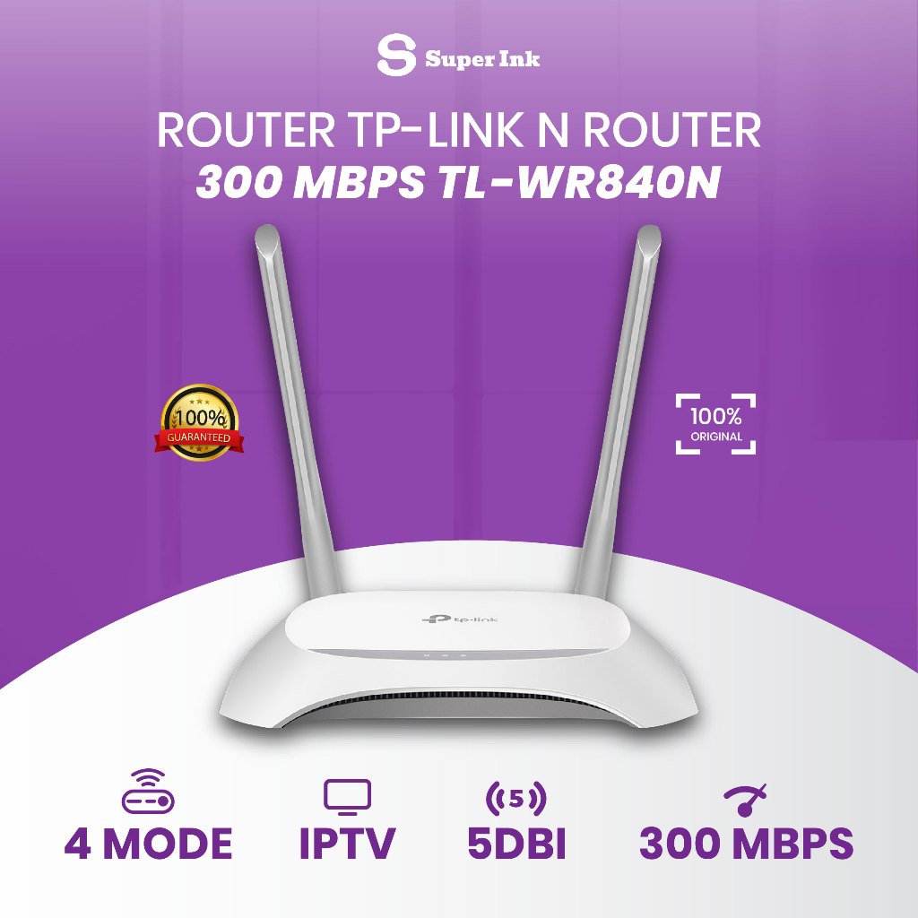 Jual Tp Link Tl-Wr840n 300 Mbps Wireless Router Access Point Wr840n ...
