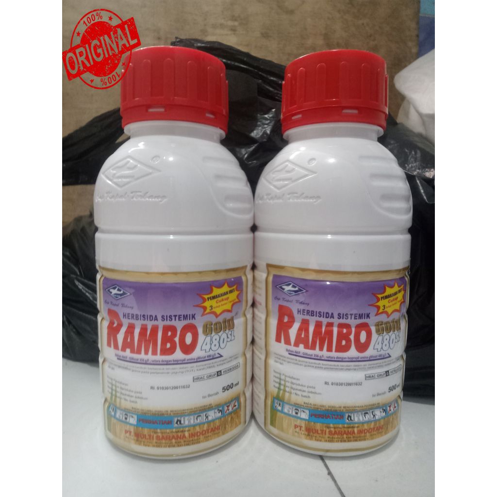 Jual Herbisida RAMBO GOLD 480sl-500ml | Shopee Indonesia