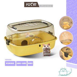 FOCAT Kandang Hamster Super Besar F21 Travelling Box / Cage Cargo / Rumah Hamster Ekstra Besar