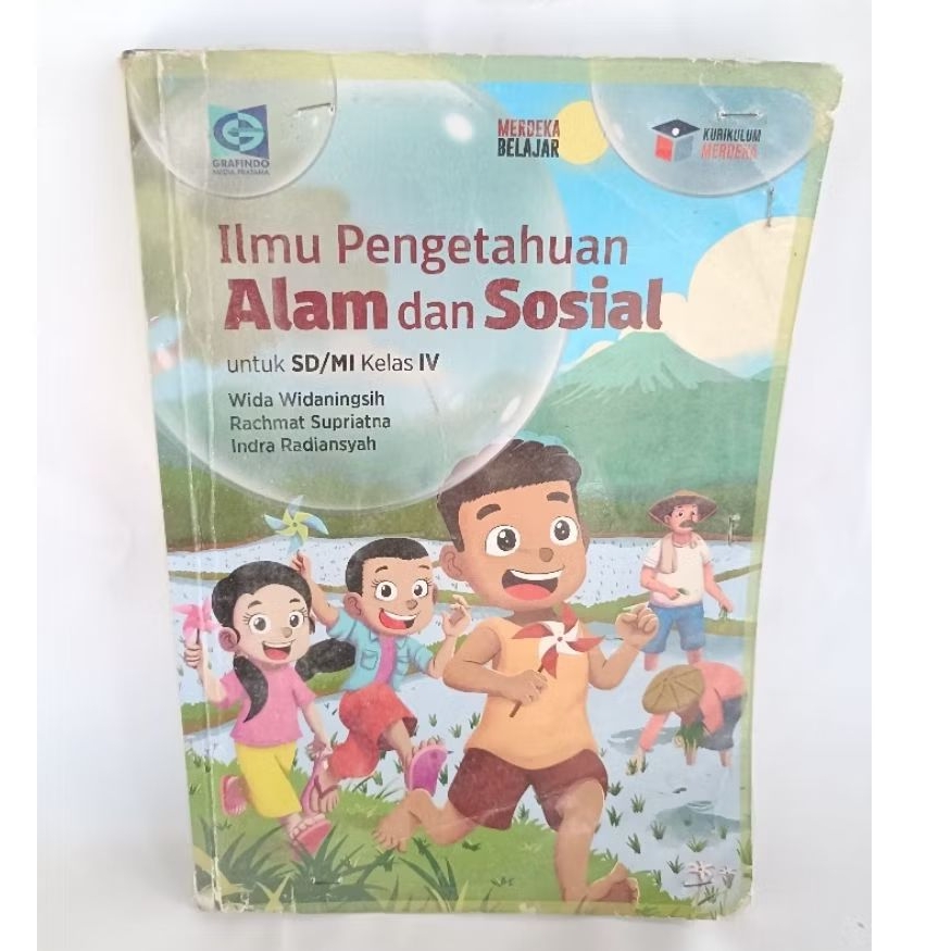 Jual original buku ilmu pengetahuan alam dan sosial untuk SD kelas 4 ...
