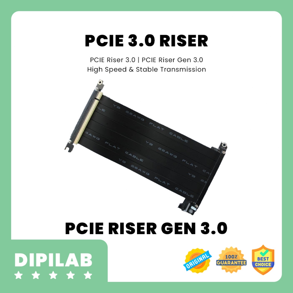 Jual PCIE Riser Dual reverse 3.0 x16 Flexible Card Extension GPU ...