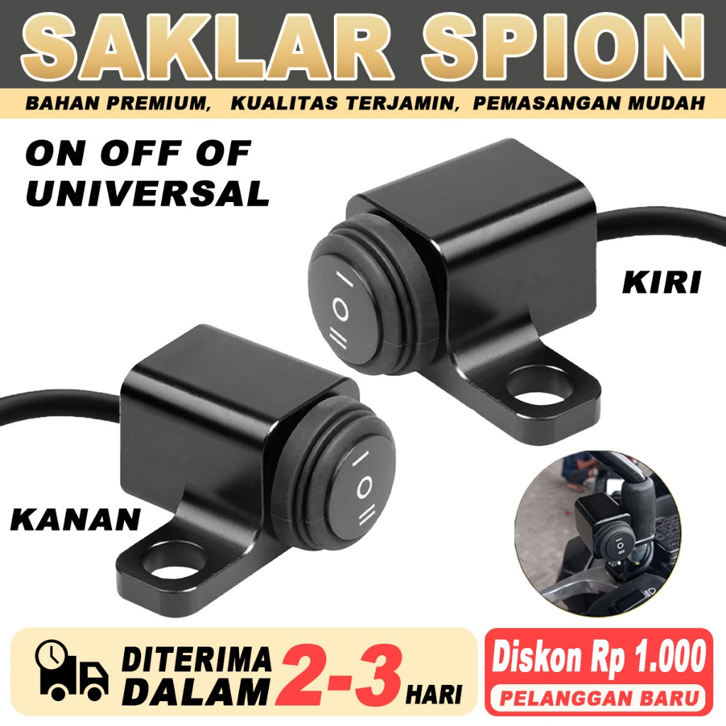 Jual Saklar On Off Kiri Universal Saklar Kiri On Off 3 Fungsi Saklar ...