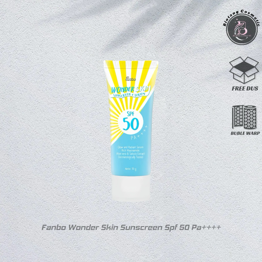 Jual Fanbo Wonder Skin Sunscreen SPF 50 PA ++++ , Sunscreen Fanbo ...