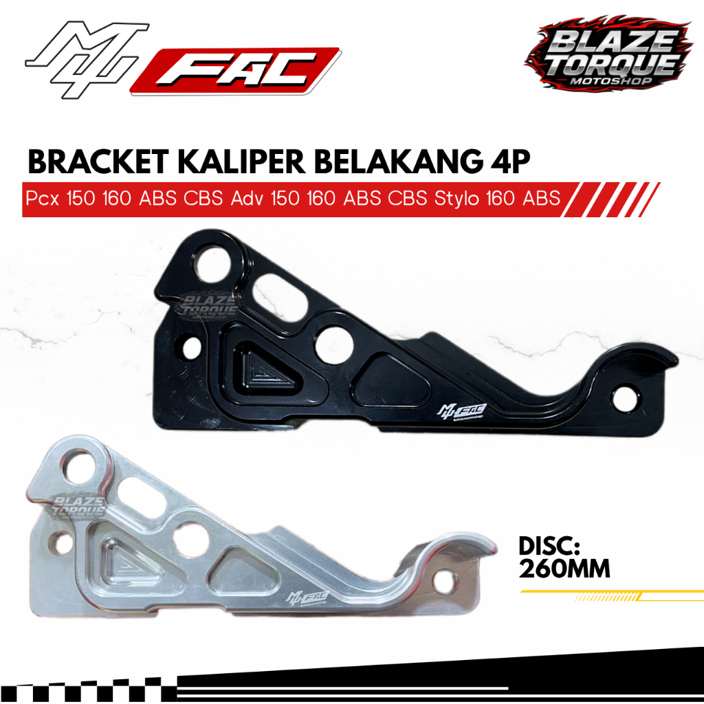 Jual Kaliper RPD 4 Piston 4P + Bracket Disc 260mm Kaliper Depan PCX ADV ...
