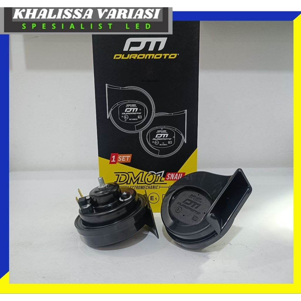 Jual Duromoto DM001 Snail Horns Klakson Keong Stereo Mobil Motor ...