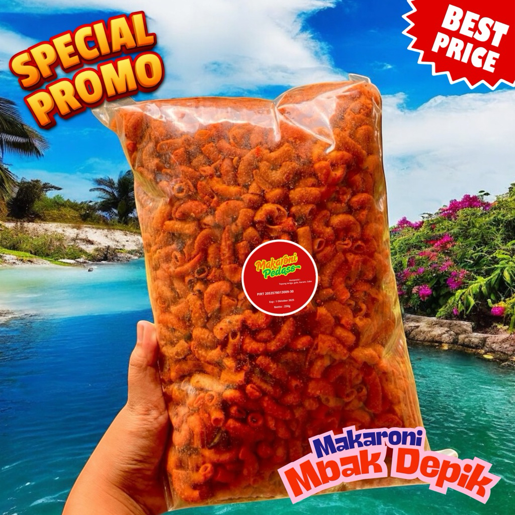 Jual Snack Kekinian Makaroni Pedas 250gr – Laris Manis di Surabaya ...