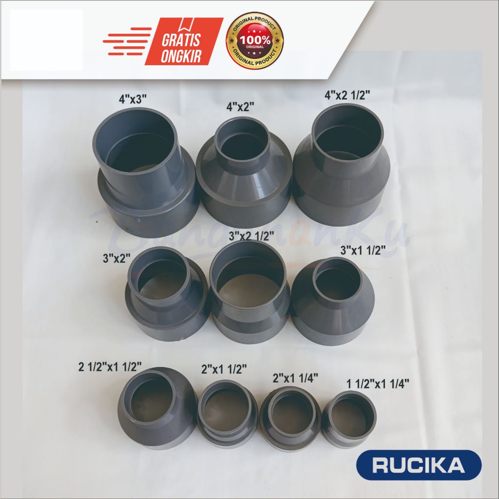 Jual SAMBUNGAN PIPA SOK RATA_RATA=D=OVERLOOP RATA RUCIKA | Shopee Indonesia