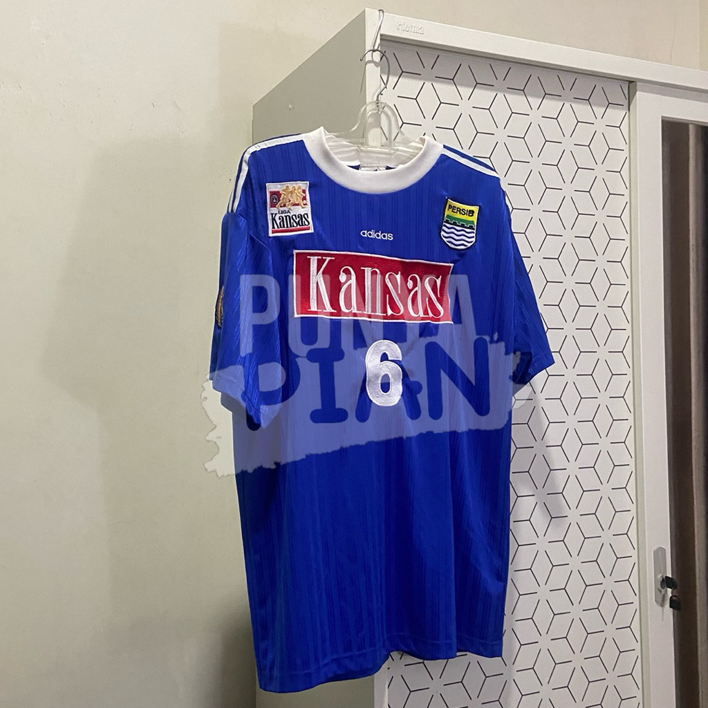 Jual Jersey Persib Home 96/97 Original Template #6 Robi Darwis Size XL ...