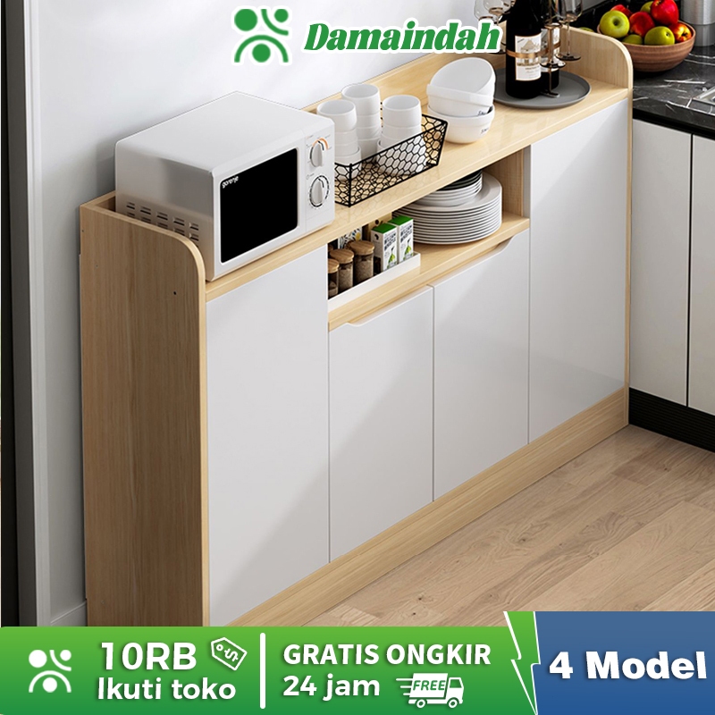 Damaindah Bufet Lemari penyimpanan kayu / lemari penyimpanan sederhana / lemari penyimpanan multifungsi / lemari penyimpanan / bufet ruang makan