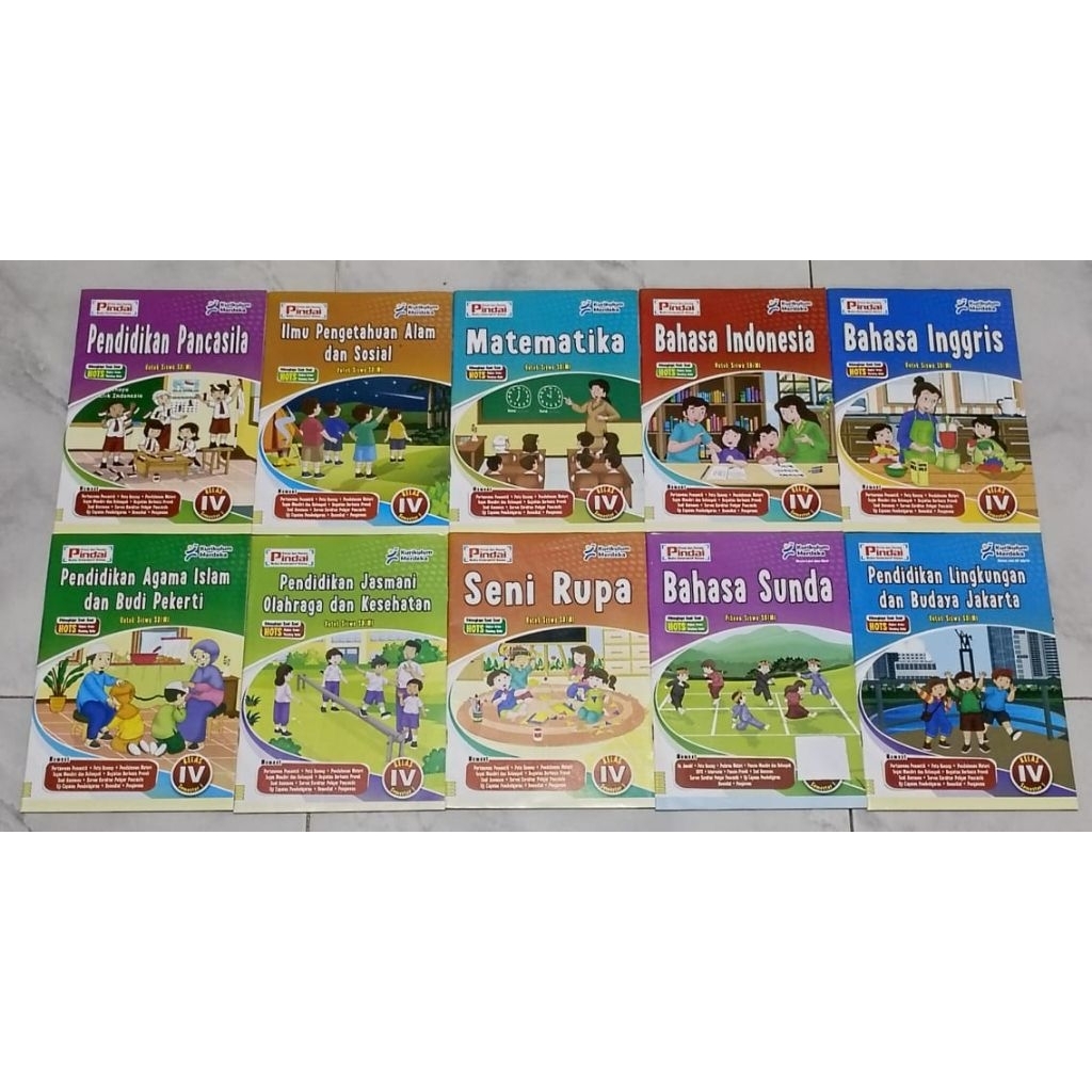 Jual LKS Pindai SD Kelas 4 Semester 1 Kurikulum Merdeka | Shopee Indonesia