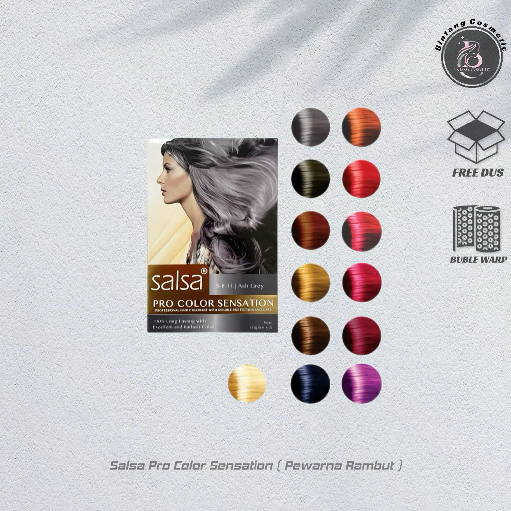 Jual Salsa Hair Color Pro-Color Sensation - Semir Rambut salsa | Shopee ...