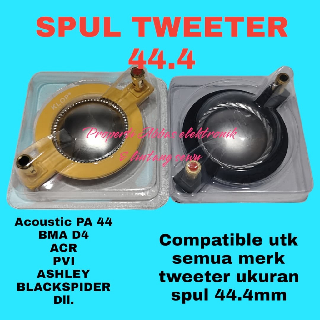 Jual spul spool sepul spol coil driver tweeter twiter twitter recone ...