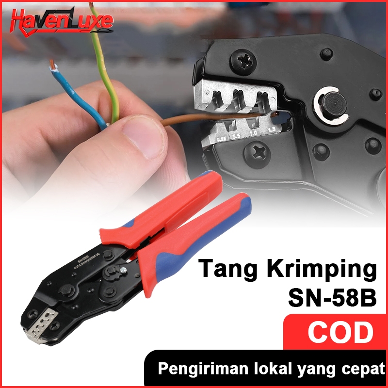 Jual Tang Krimping Skun Terminal Gepeng Cable Crimping Plier ...