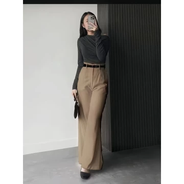 Nenjie Etta Pants Celana Kulot Highwaist Flare Pants Premium Semiwool S XXL