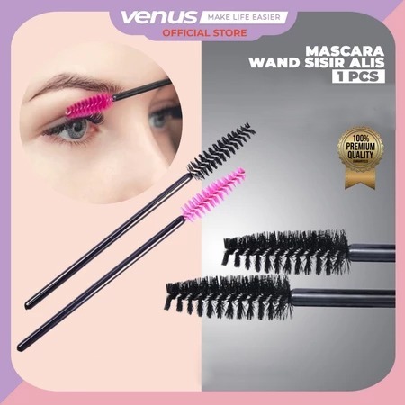 VENUSJKT - 1Pcs Sisir Alis / Sikat Alis / Brush Alis / Sikat Mascara / Sisir Mascara / Brush Mascara / Sikat Maskara / Sisir Maskara /  Brush Maskara / Kuas Bulu Mata / Mascara Wand / Aplikator Mascara / Mascara Wand Brush / Brush Bulu Mata / Brush Makeup