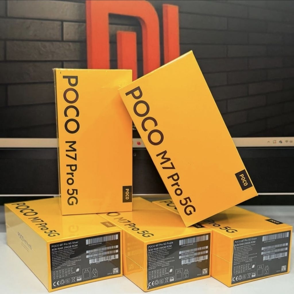 Xiaomi Poco M7 4G Blue 256GB + 8GB Dual-SIM Factory Unlocked GSM NEW