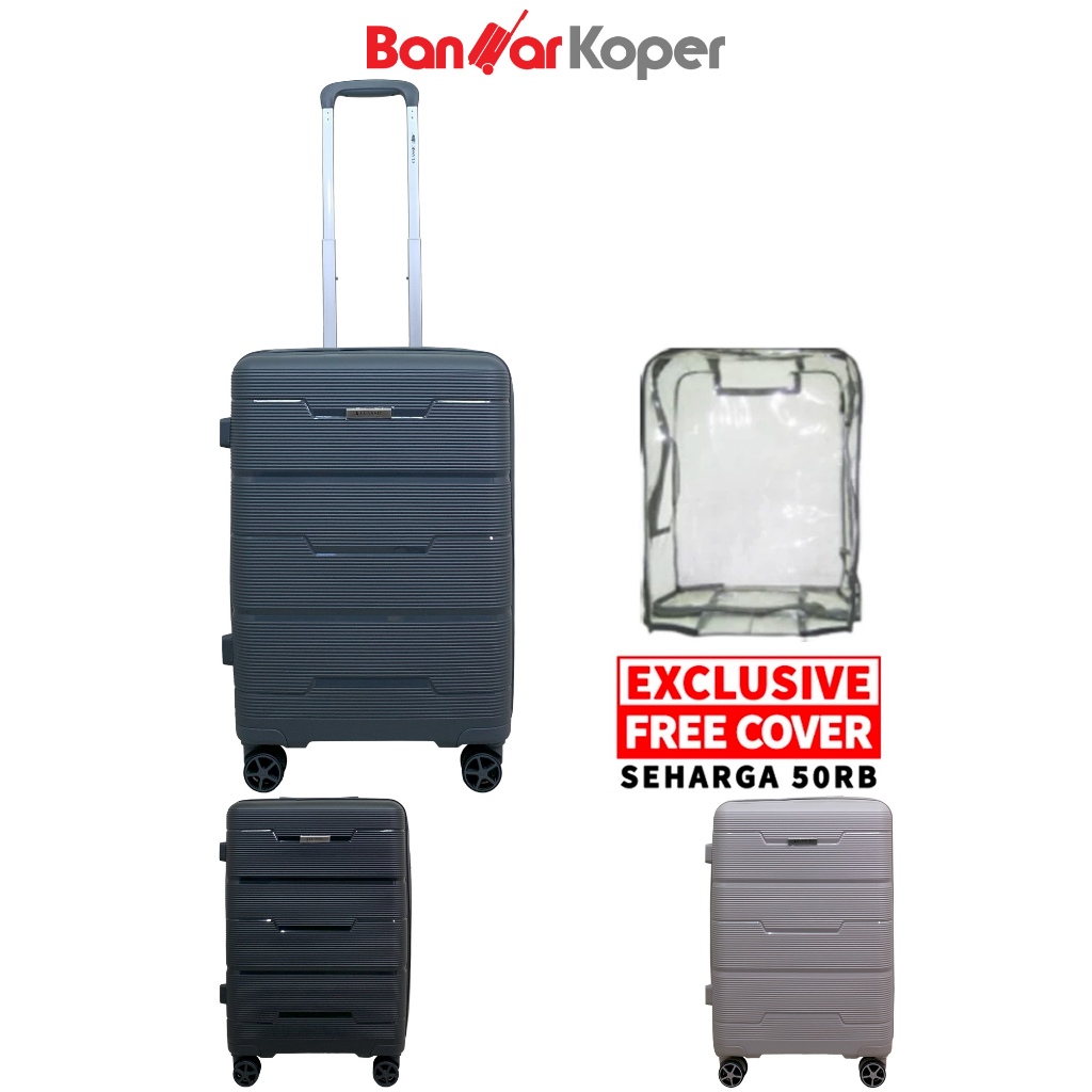 Jual Polo Classic 98040 Koper 22 Inch Hardcase PP Anti Pecah Ringan ...