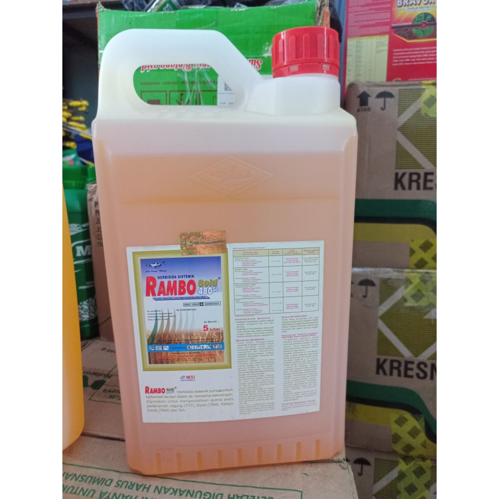 Jual Herbisida Rambo Gold 480 SL 5 Ltr | Shopee Indonesia