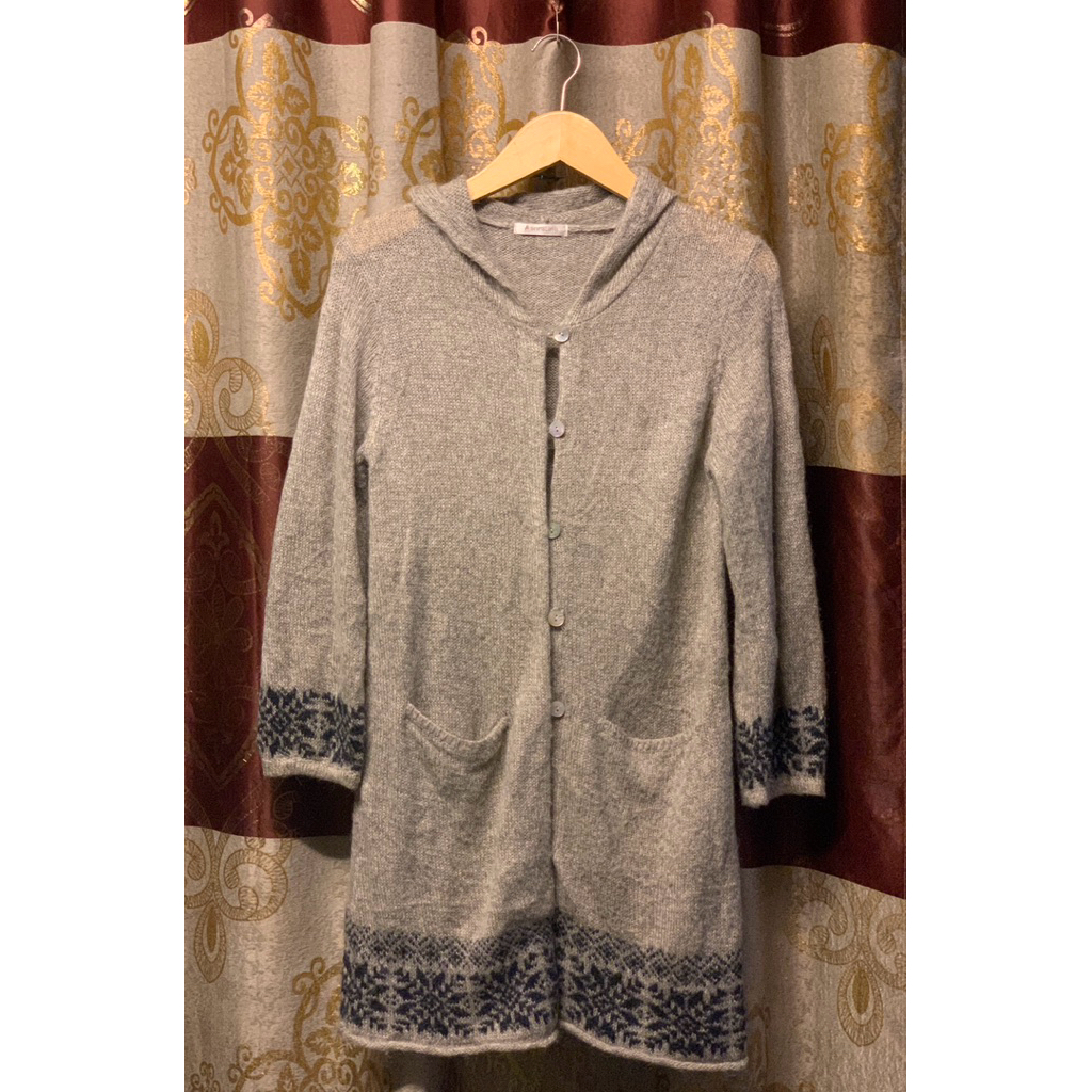 Jual brand Enracine - preloved cardigan rajut / baju hoodie kancing ...