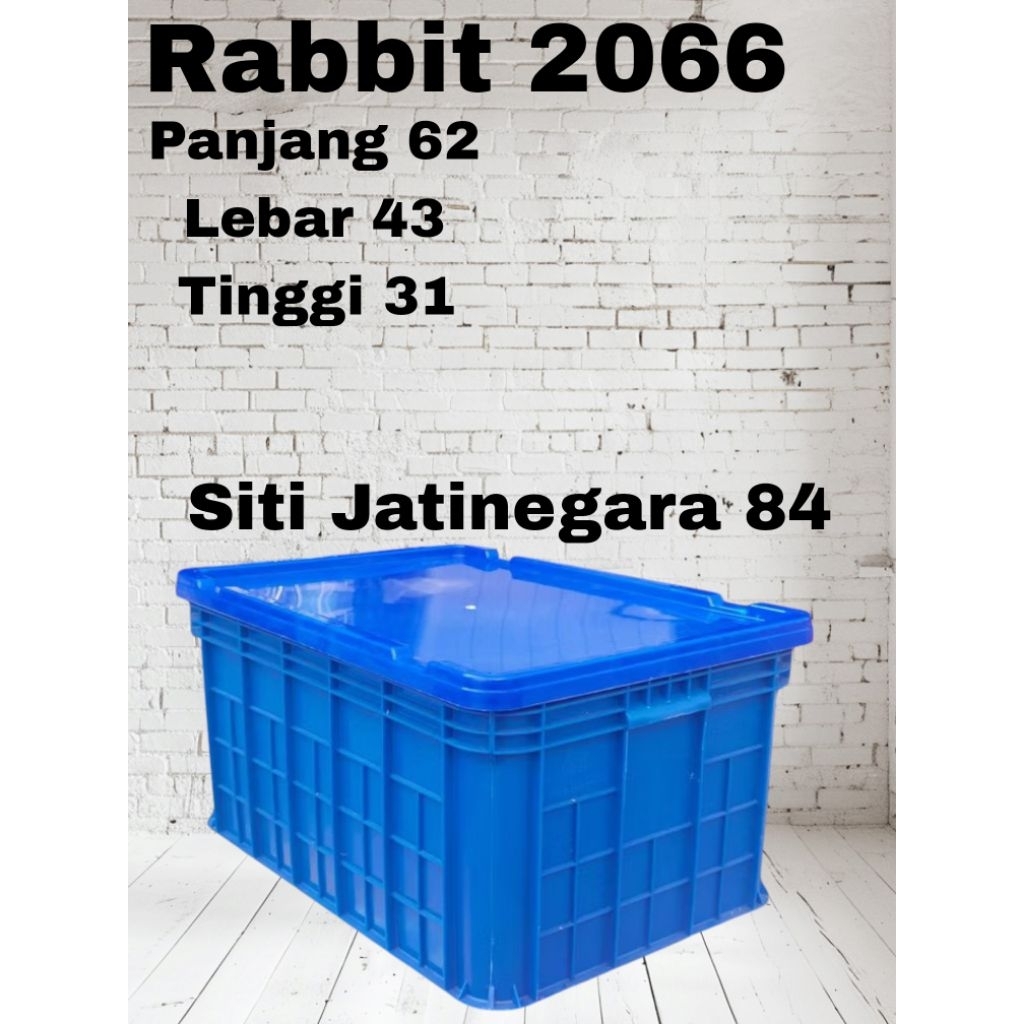 Jual Container Box Rabbit 2266 + Tutup/ Container Box Serbaguna ...