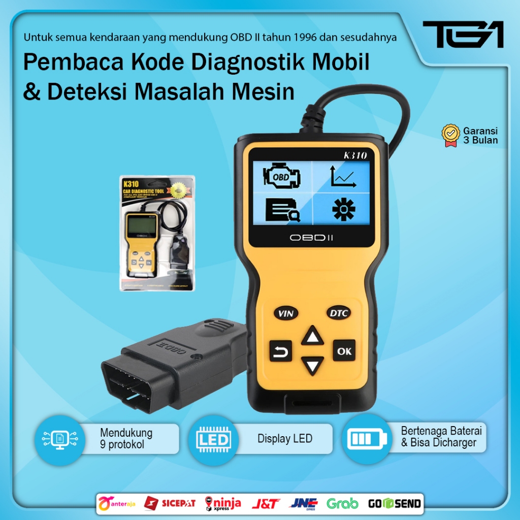 Jual Alat Diagnostik Mobil OBD2 Profesional Pembaca Kode Kerusakan ...
