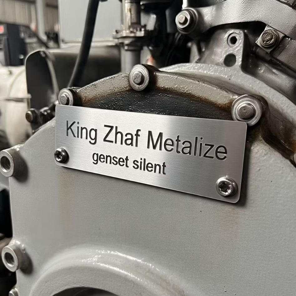 Jual Nameplate Diesel & Genset Engine Stainless Steel Etching & Anodize ...