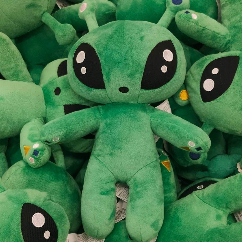 Jual Boneka Alien hijau 34cm Aftonsparv | Shopee Indonesia
