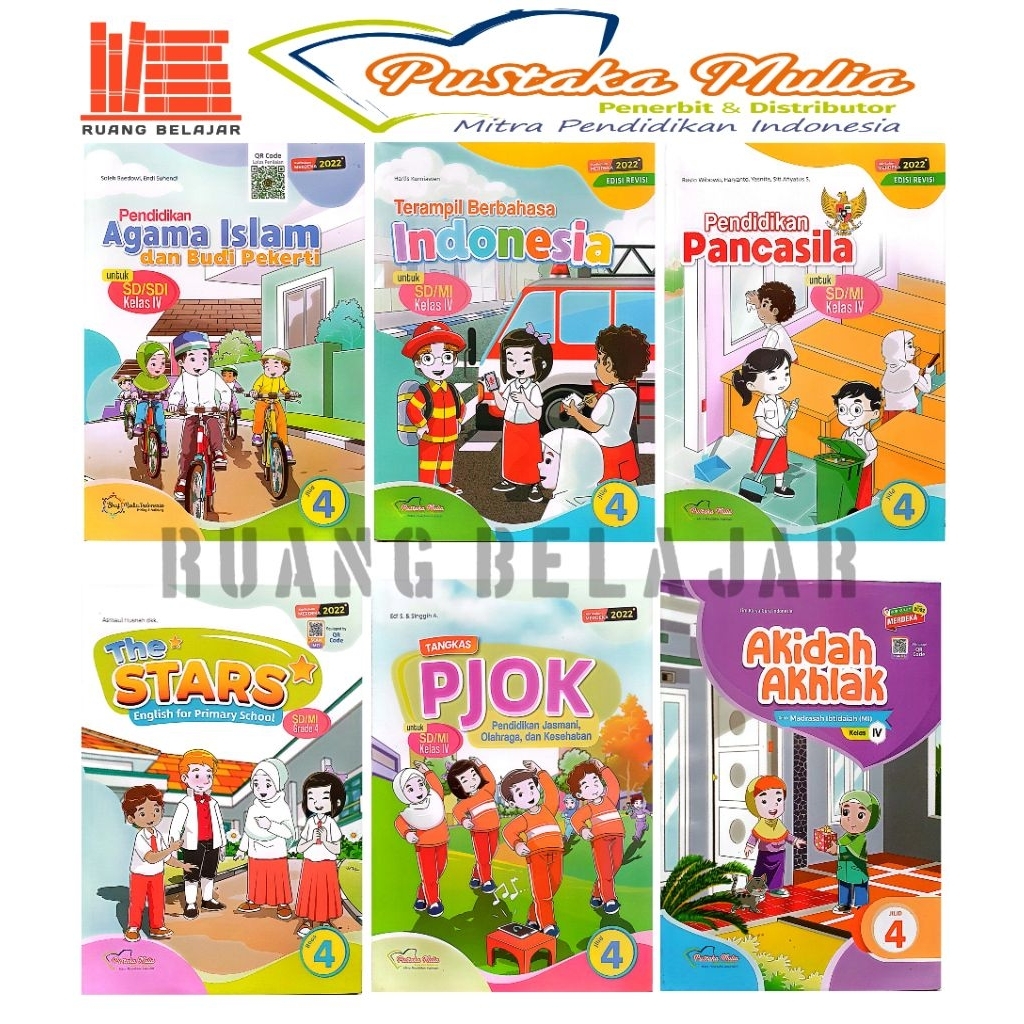 Jual Buku Pustaka Mulia SD/MI Kelas 4 - Kurikulum Merdeka | Shopee ...