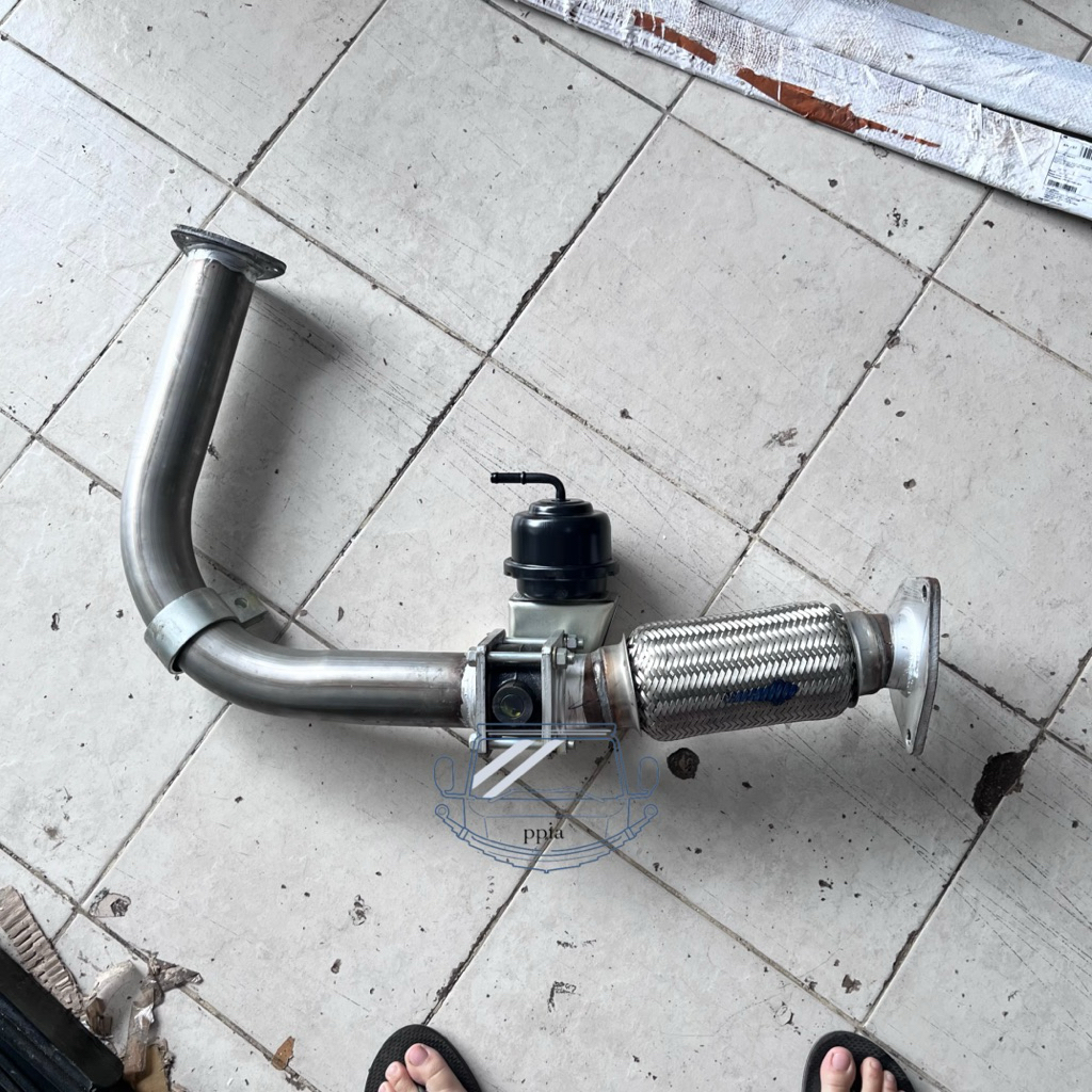 Jual Leher Angsa Canter Euro 4 Komplit Pipa Flexibel Knalpot PS136 ...