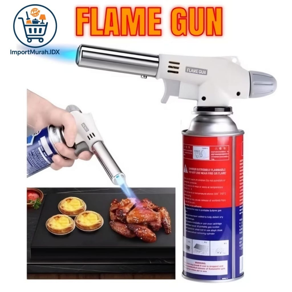 Jual Kepala Gas Torch kaleng tabung Portable Flame Gun Las api Pemantik ...